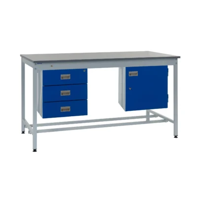 QMP Express Square Tube Workbench - Kit B Laminate Top