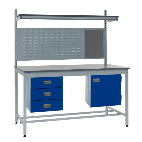 QMP Express Square Tube Workbench - Kit D Laminate Top