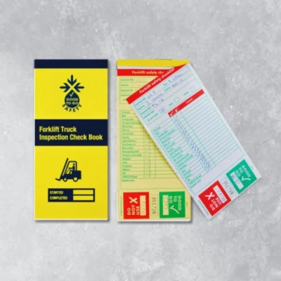 Forklift Equipment Inspection Check Book - 25 Checklists