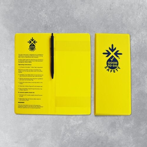 Good To Go - Equipment Inspection Check Book Wallet & Pen