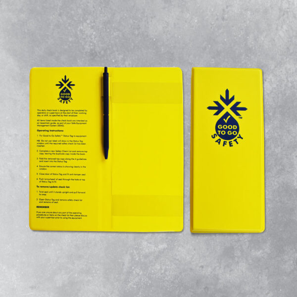 Good To Go - Equipment Inspection Check Book Wallet & Pen