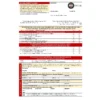 General Permit to Work triplicate pad with 50 A4 NCR forms for hazardous site safety
