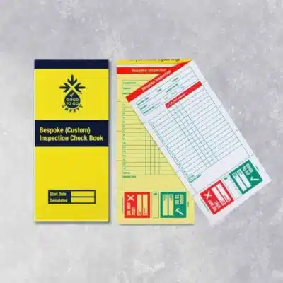 Hse Store Homepage 235 Good to go bespoke inspection checklist with 25 duplicate carbon retention check forms