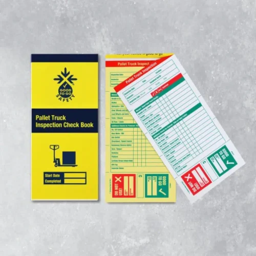 Hse Store Homepage 96 Pallet truck inspection check book - 25 checklists