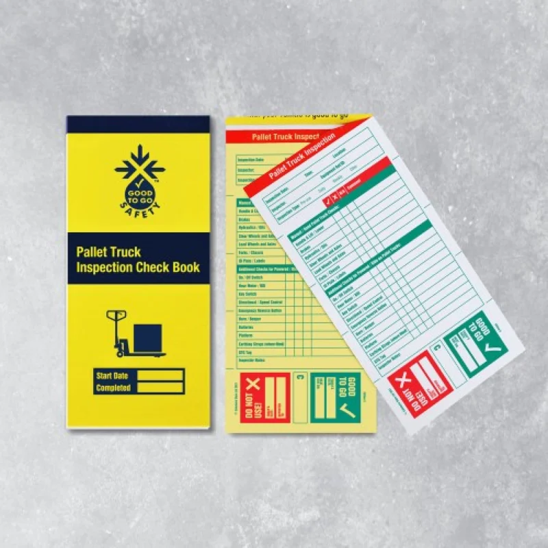 Pallet Truck Inspection Check Book - 25 Checklists