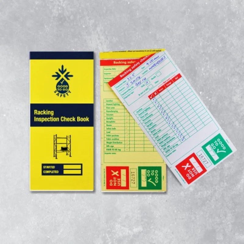 Racking Inspection Check Book - 25 Checklists