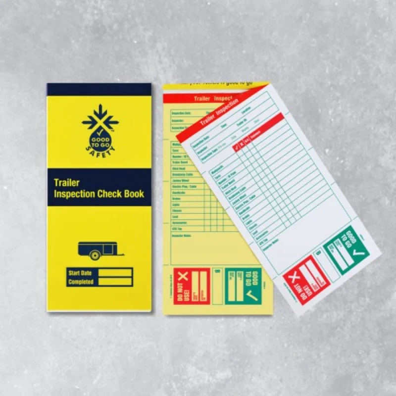 Trailer Inspection Check Book - 25 Checklists