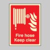 Fire Hose Keep Clear - Safety Signs