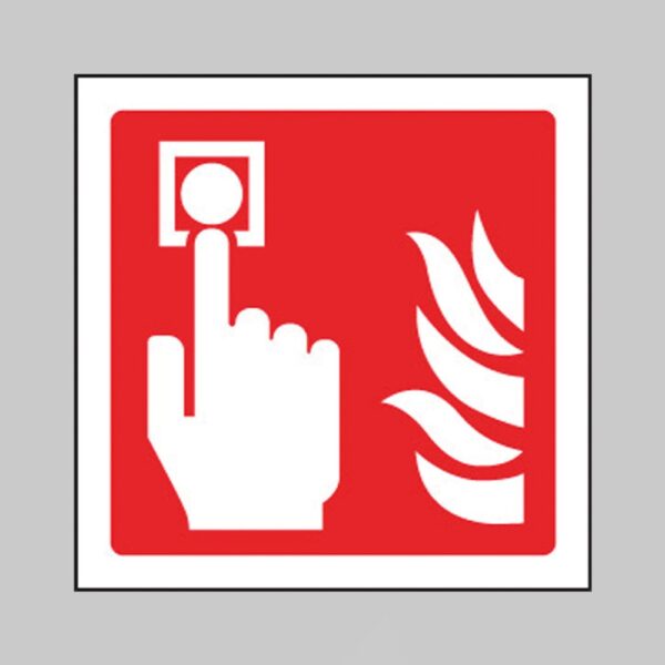 Fire Alarm Call Point Symbol - Safety Signs
