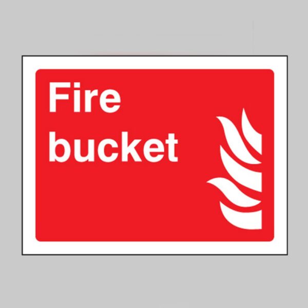 Fire Bucket - Safety Signs