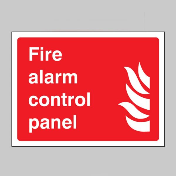 Fire Alarm Control Panel - Safety Signs