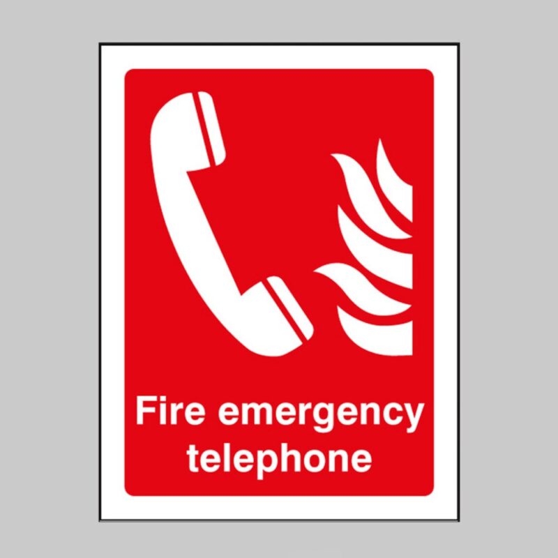 Fire Emergency Telephone - Safety Signs