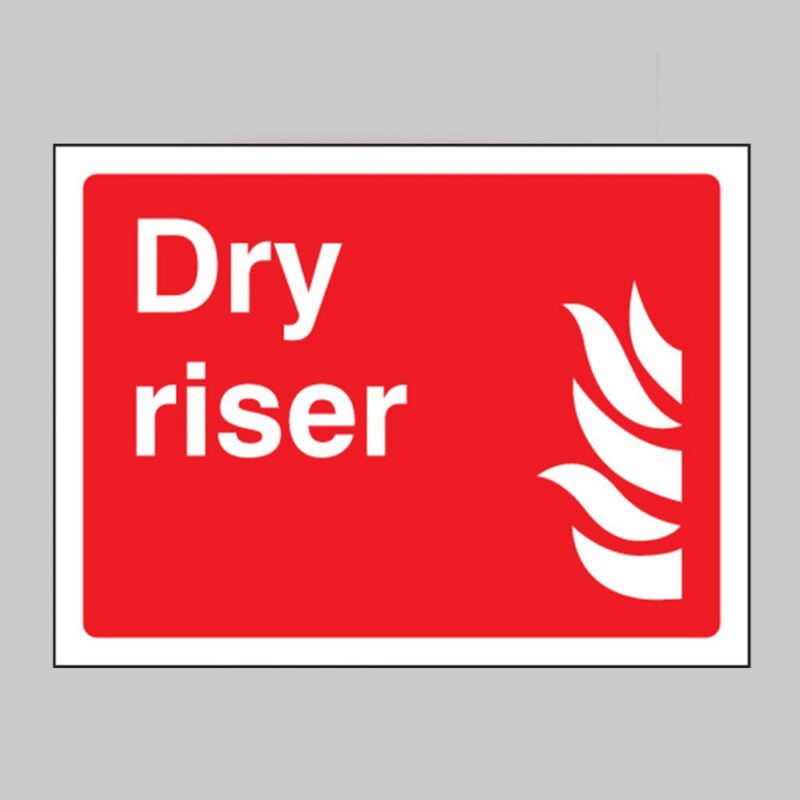 Dry Riser - Safety Signs