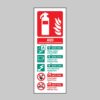 AVD (Aqueous Vermiculite Dispersion) Extinguisher Identification - Safety Signs