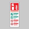 Foam Branchpipe Identification - Safety Signs