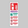 L2 Powder Extinguisher Identification - Safety Signs