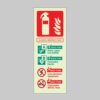 Alcohol Resistant Foam Identification - Safety Signs
