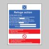 Refuge Action - Safety Signs
