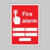 Fire Alarm 5 Zones - Adapt-a-Sign - Safety Signs