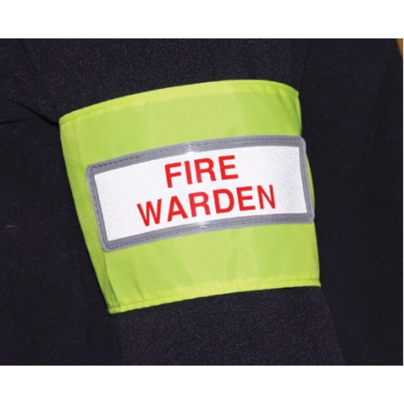Fire Warden Reflective Armband - Safety Signs