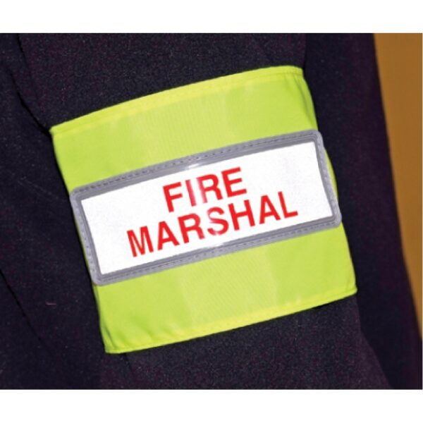 Fire Marshal Reflective Armband - Safety Signs
