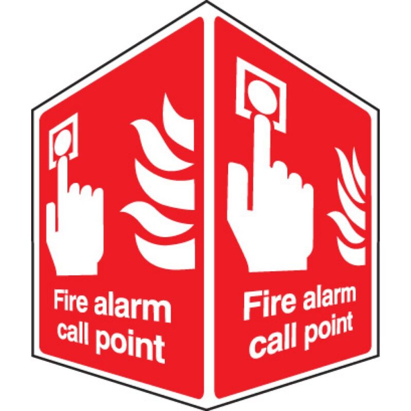 Fire Alarm Call Point - Projecting Sign - Safety Signs