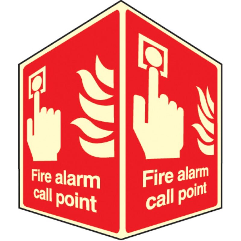Fire Alarm Call Point - Projecting Sign - Safety Signs