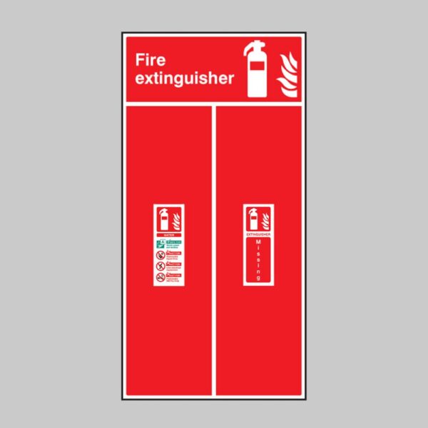 Water Fire Extinguisher Location Board - Safety Signs