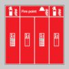 Fire Extinguisher Location Board - Double - Safety Signs