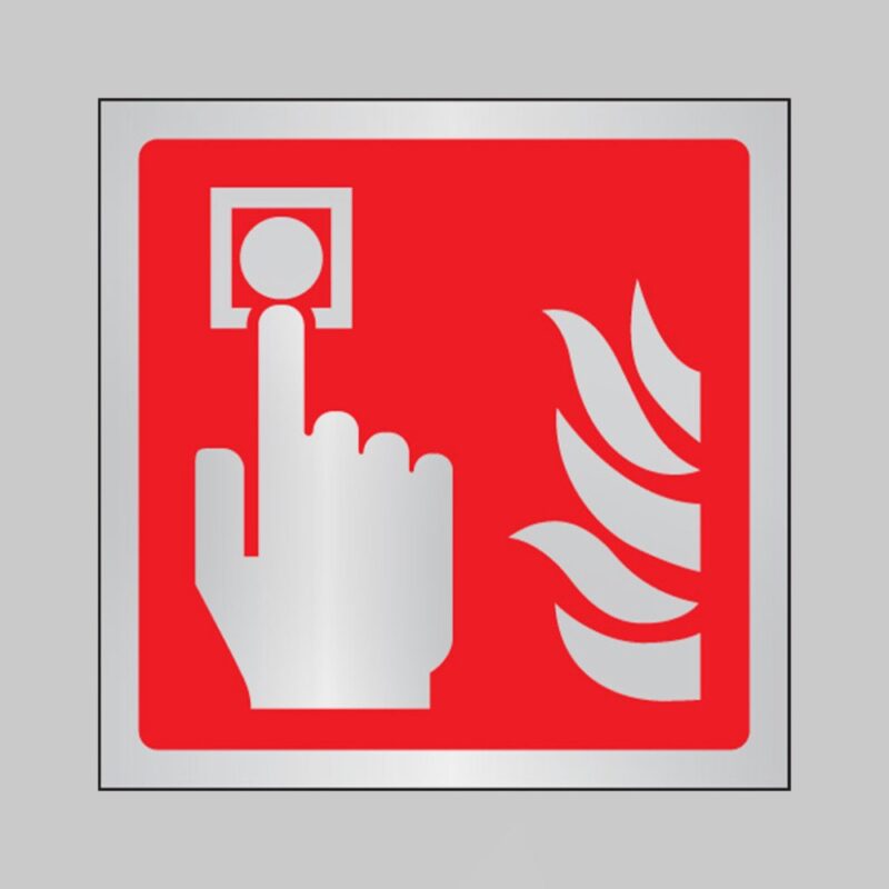 Fire Alarm Call Point Symbol - Safety Signs