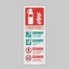 AFFF Foam Spray Extinguisher Identification - Safety Signs