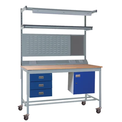QMP Mobile Square Tube Workbench - Kit F