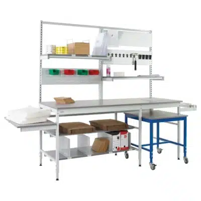 QMP Pack Tek Dual Workbench - Packing Station Kit 2