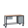 QMP Mobile Heavy Duty Workbench - Kit A - Beech