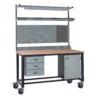 QMP Mobile Heavy Duty Workbench - Kit F - Beech
