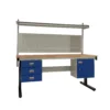 QMP Premium Electric Height Adjustable Workbench – Kit D - beech