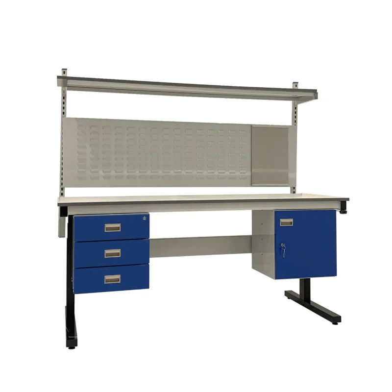 QMP Premium Electric Height Adjustable Workbench – Kit D - Laminate