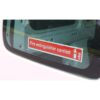 Fire Extinguisher Carried - Window Sticker - Safety Signs