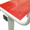 QMP Spectrum Canteen Seating - Table & Chairs - Red Close Up