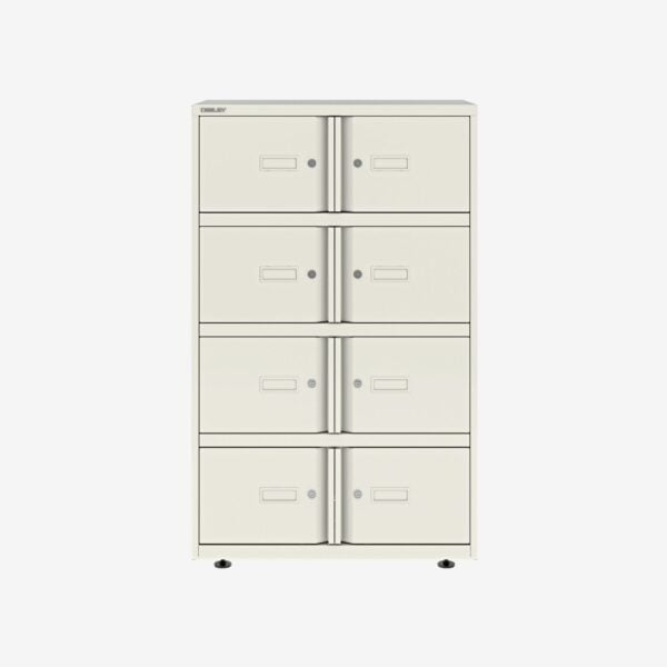 Bisley Essentials Lodge – 8 Door Locker Bank – 800W x 1300H