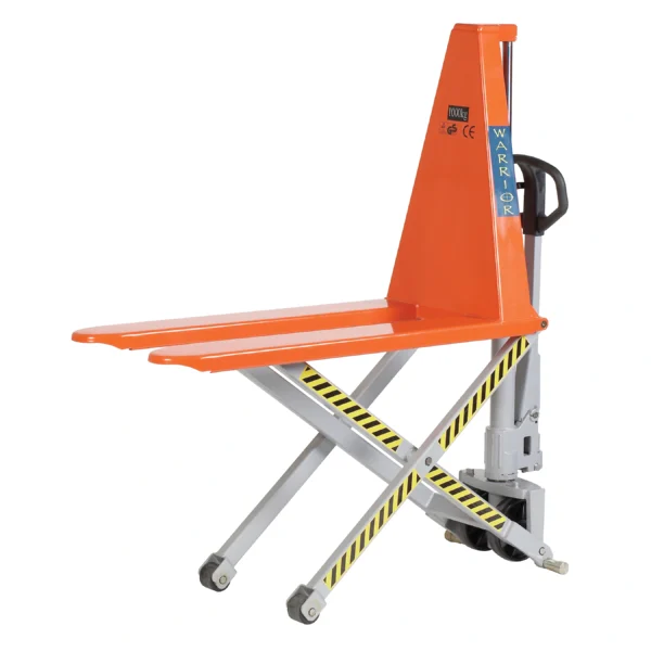 EcoWarrior 1000kg Manual High Lift Pallet Truck 1170 x 540 Single Nylon
