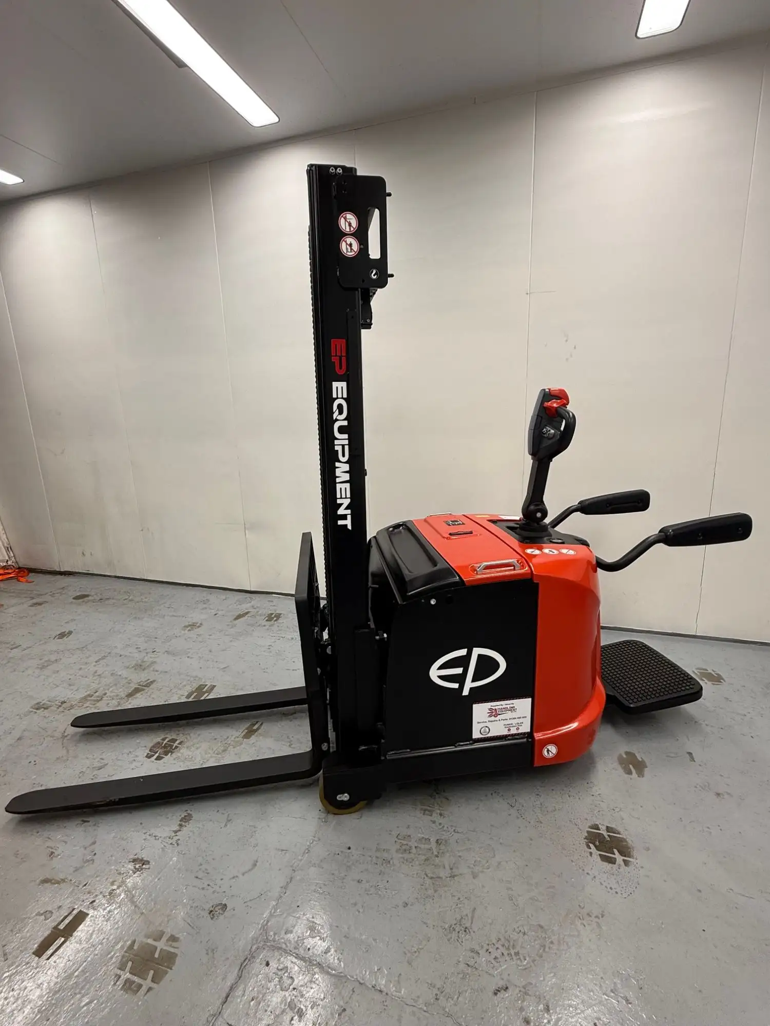 Ep Electric Counterbalanced Pedestrian Stacker - 800Kg 3M Lift With Tilt 2 Ep electric counterbalanced pedestrian stacker - 1200kg 3m lift with tilt