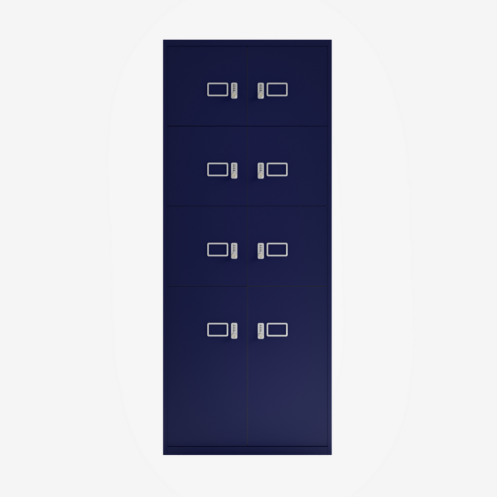Bisley Lateralfile Lodge - 8 Door Locker Bank - 800W Steel 5 Bisley lateralfile lodge - 8 door locker bank - 800w steel - image 5