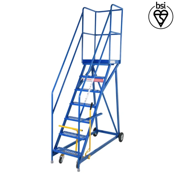 Heavy Duty Narrow Warehouse Steps Range - BS Certified (3 - 15 Treads)