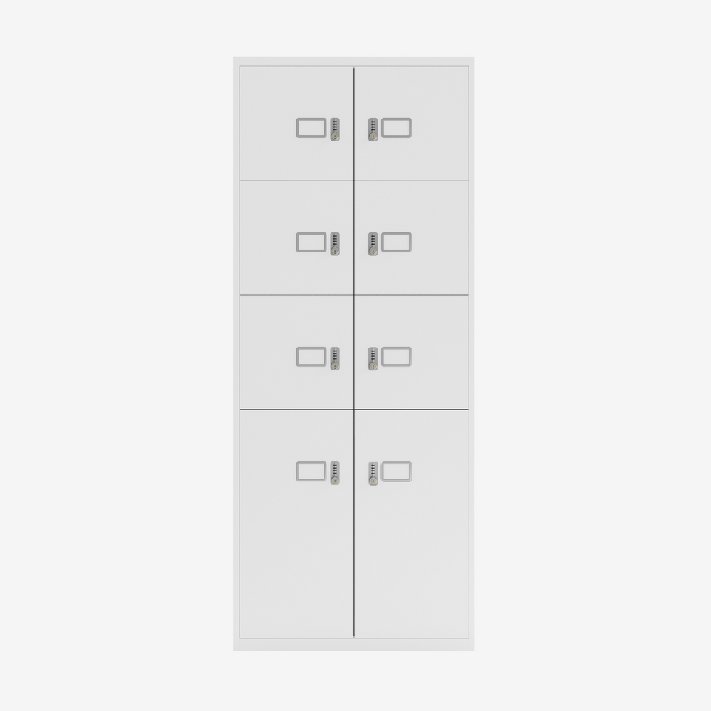 Bisley Lateralfile Lodge - 8 Door Locker Bank - 800W Steel 6 Bisley lateralfile lodge - 8 door locker bank - 800w steel - image 6