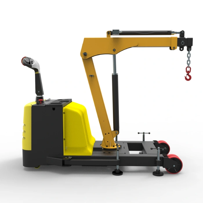 Ecowarrior 900Kg Full Electric Rotating Counterbalanced Crane 1 Ecowarrior 900kg full electric rotating counterbalanced crane