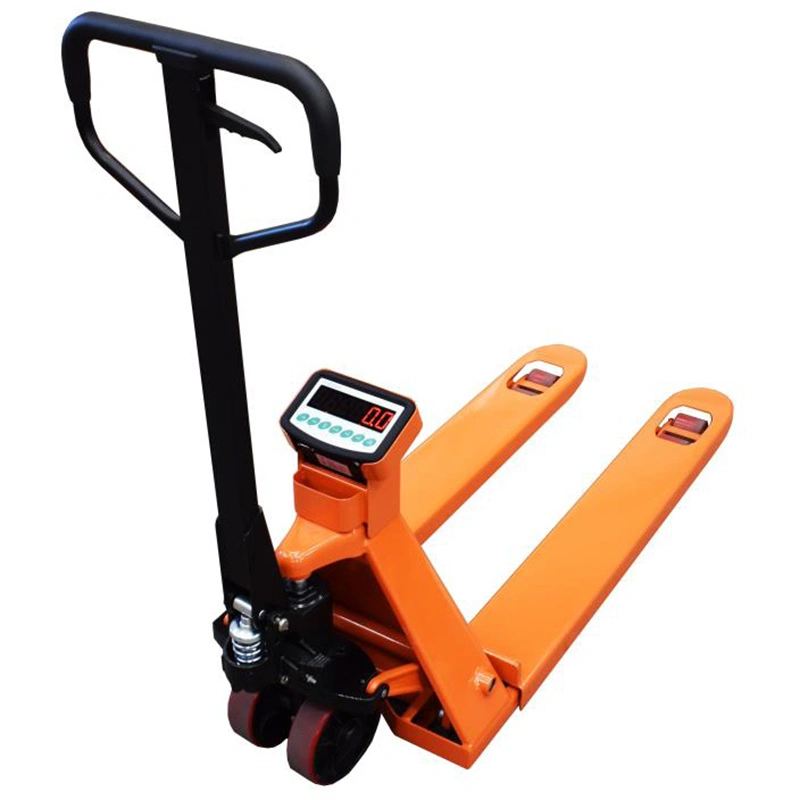 Ecowarrior 2000Kg Weigh Scale Pallet Truck 1150 X 540 Wide – Tandem Polyurethane 1 Ecowarrior 2000kg weigh scale pallet truck 1150 x 540 wide – tandem polyurethane