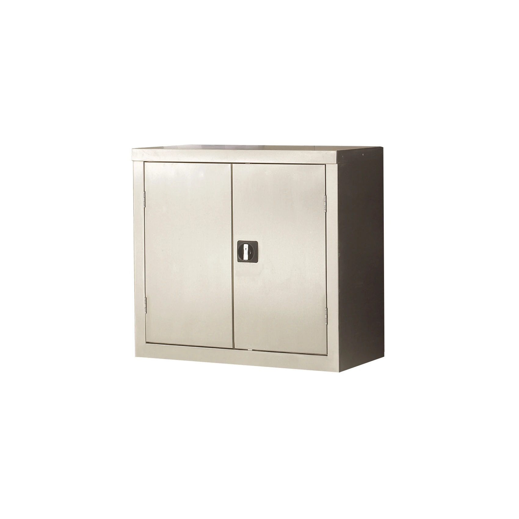 Qmp Stainless Steel Cupboard - 900H X 900W X 460D 1 Qmp stainless steel cupboard - 900h x 900w x 460d
