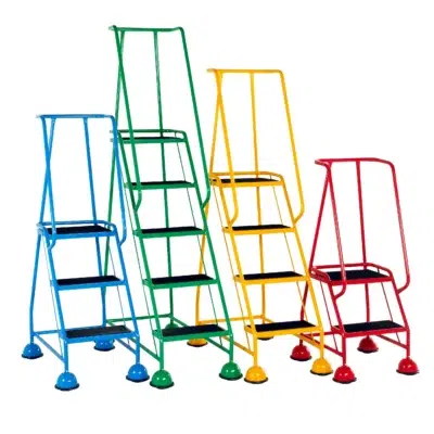 Classic colour mobile steps (2 - 5 treads)
