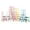 Steptek Classic Plus Mobile Steps Range (2 - 5 Treads) - Large Platform